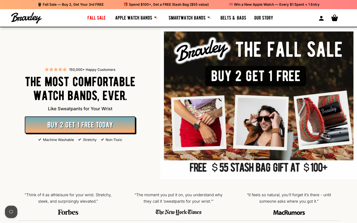 braxleybands.com as it is today