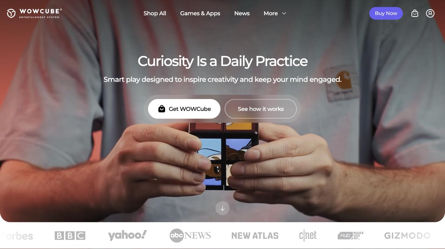 wowcube.com, their current site